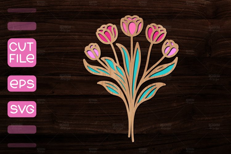 Paper Flowers Svg Image 10