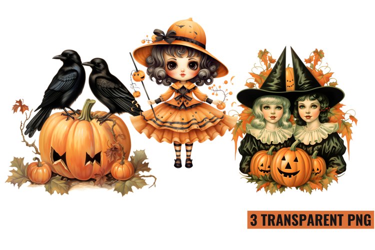 Vintage Halloween Collection Sublimation