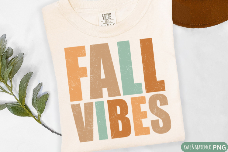 Fall Vibes PNG | Fall PNG | Halloween Sublimation and DTF
