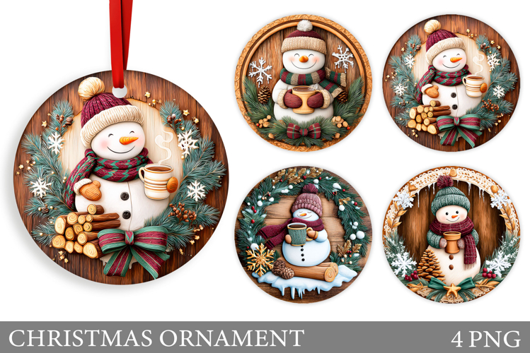 Cute Snowman Clipart Image 11