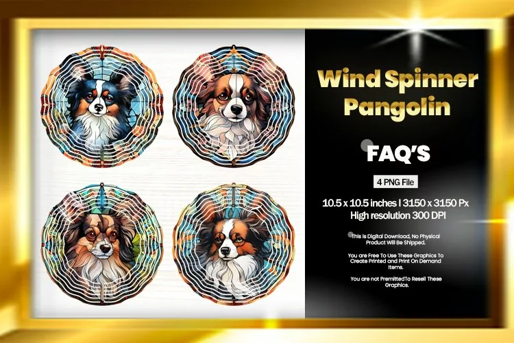 Pangolin Wind Spinner Sublimation - 04 Variati
