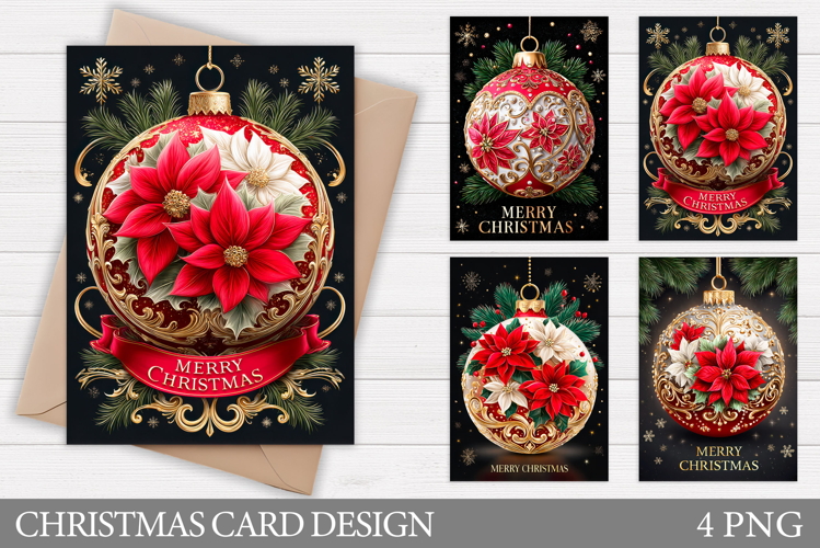 Merry Christmas Card Design. Christmas Card Printable
