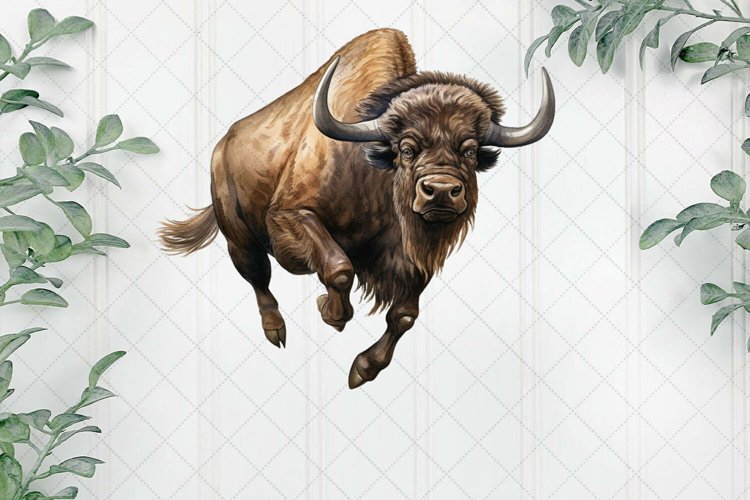 Bison Clipart Image 23