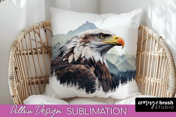 Wild Animals Pillow Cover - Mountain Pillow Sublimation