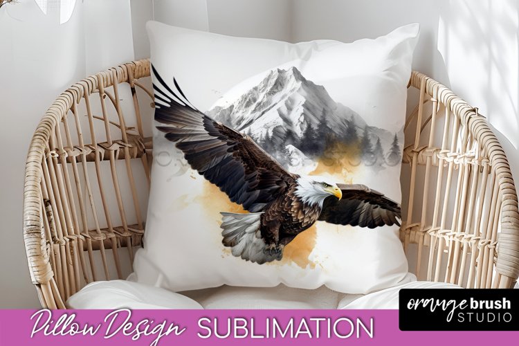 Wild Animals Pillow Cover - Mountain Pillow Sublimation example image 1