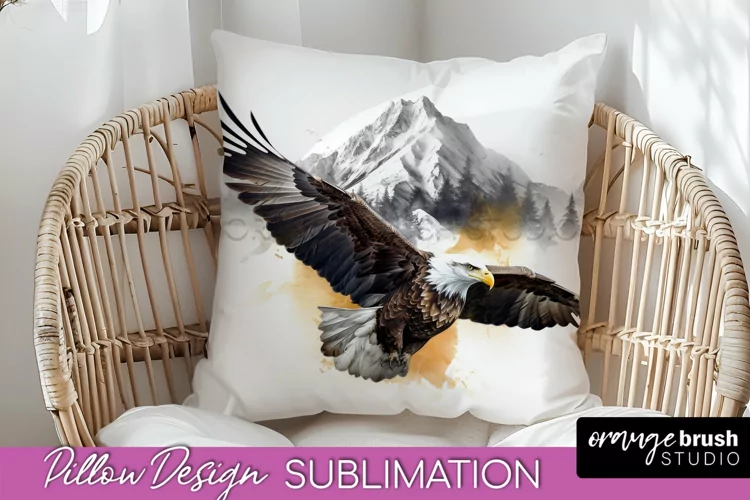 Wild Animals Pillow Cover - Mountain Pillow Sublimation