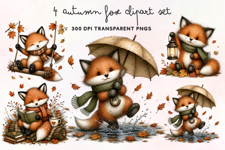 Woodland Animal Clipart Image 3