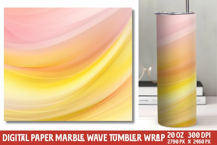 Marvel Wave Tumbler Wrap Sublimation