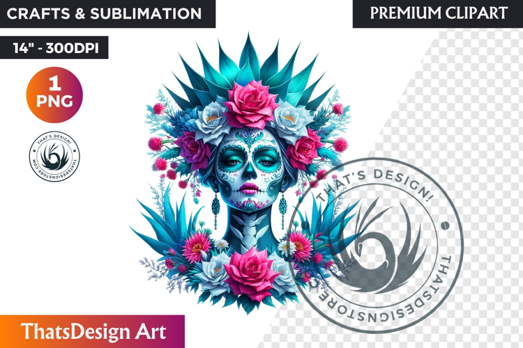 Sugar Skull Clipart Image 10