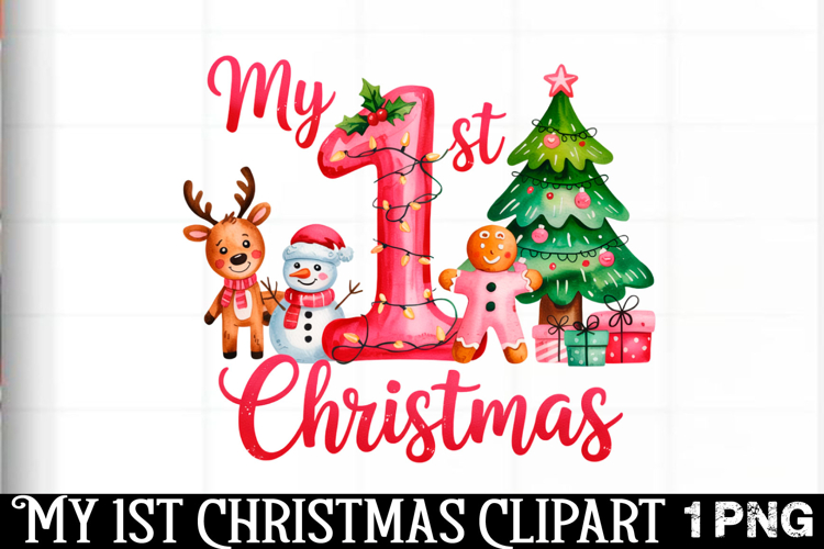 My 1st Christmas PNG, Christmas T-Shirt