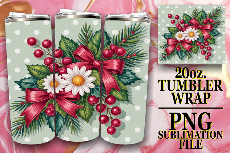 Christmas Tumbler Wrap Image 4