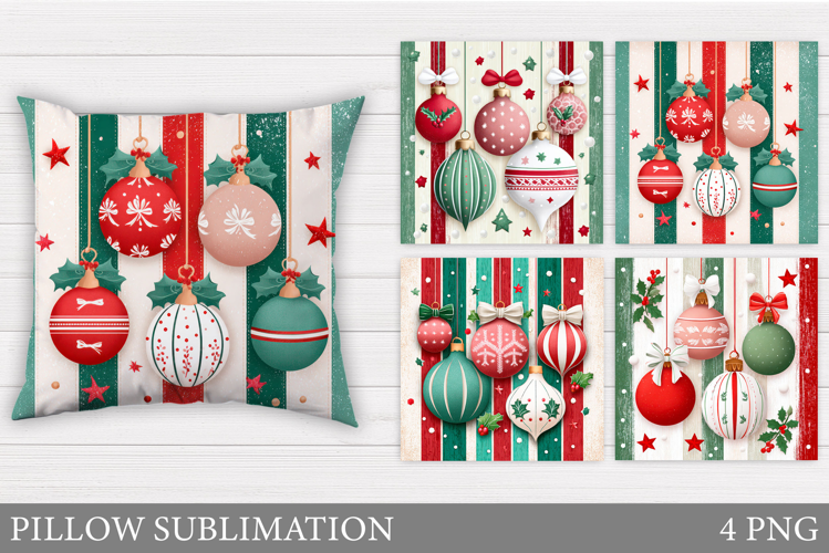 Christmas Pillow Design. Christmas Sublimation
