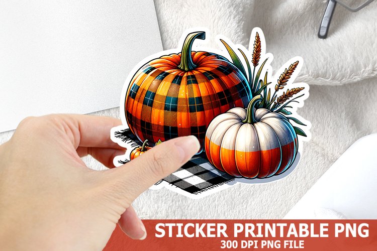 Pumpkin Howdy Sticker| Halloween Pumpkin Sticker
