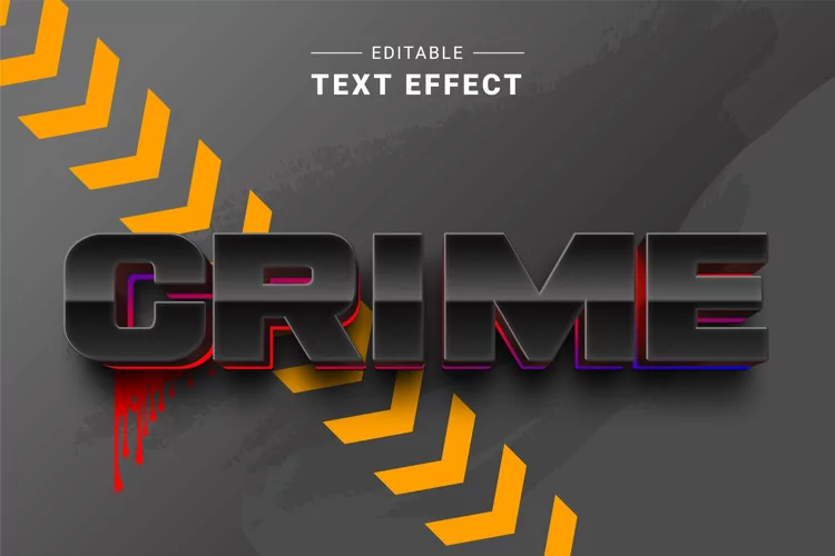 Editable Text Effect for Illustrator. Vector Graphic styles