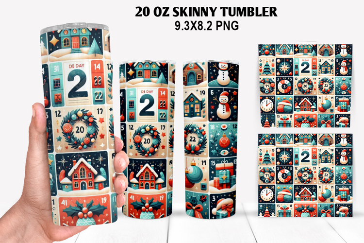 Christmas Tumbler Wrap Image 14