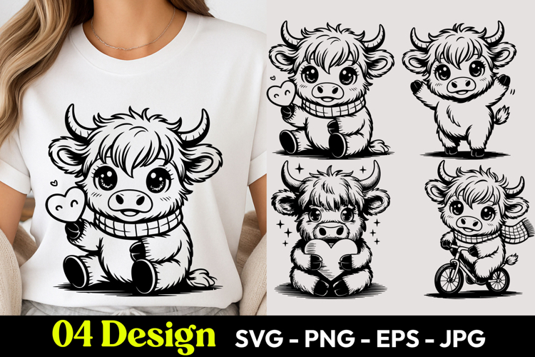 Baby Cow Svg Image 24
