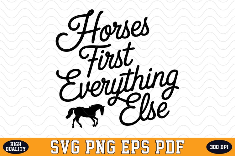 Horses Silhouette Image 22