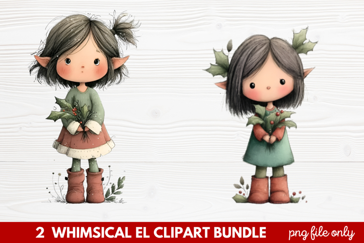 Cute Elf Clipart Image 17
