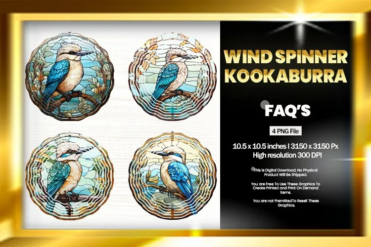 Kookaburra Wind Spinner Sublimation - 04 Variations