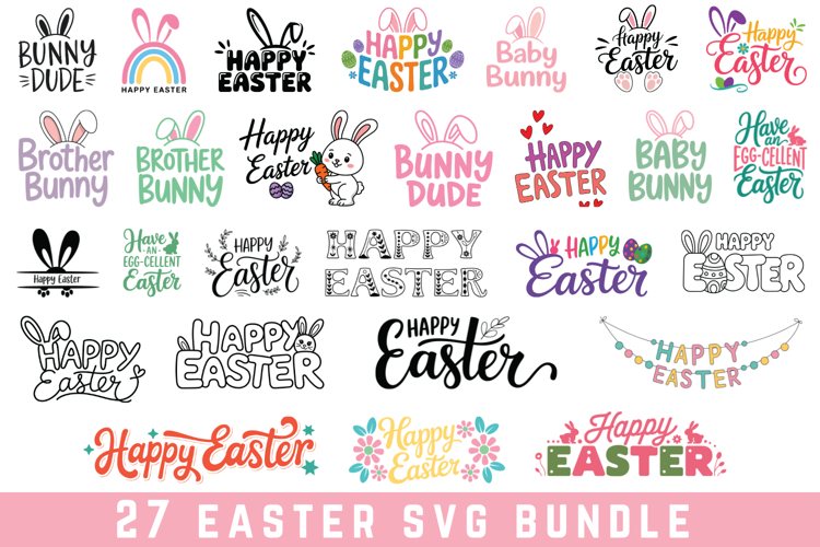 27 Easter Svg Bundle | SVG Cut files | Cricut
