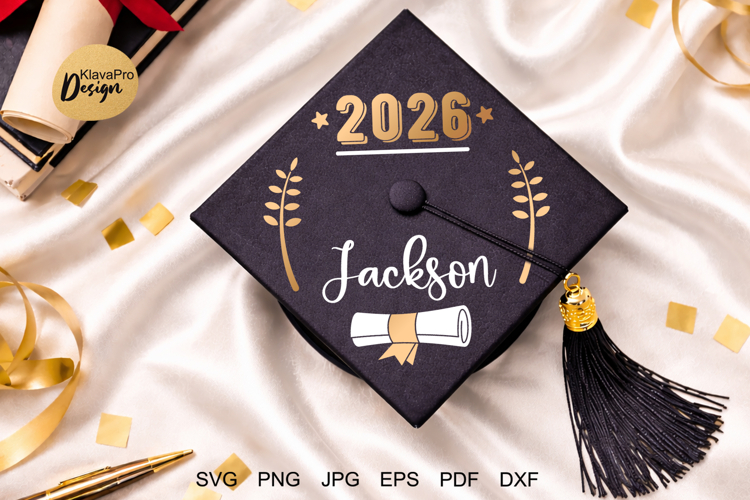 Graduation hat design| Graduation cap 2026 SVG print