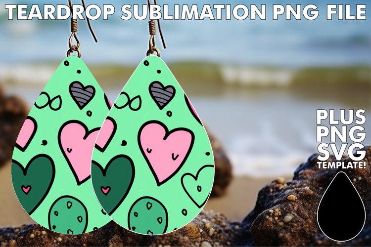 Romantic Teardrop Dangle Earrings example image 1