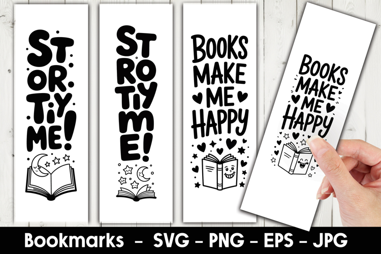 Happy Books Bookmark Sublimation