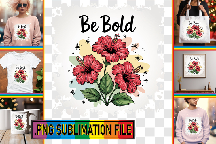 Charming TOTE BAG Art PNG, Flowers Quote