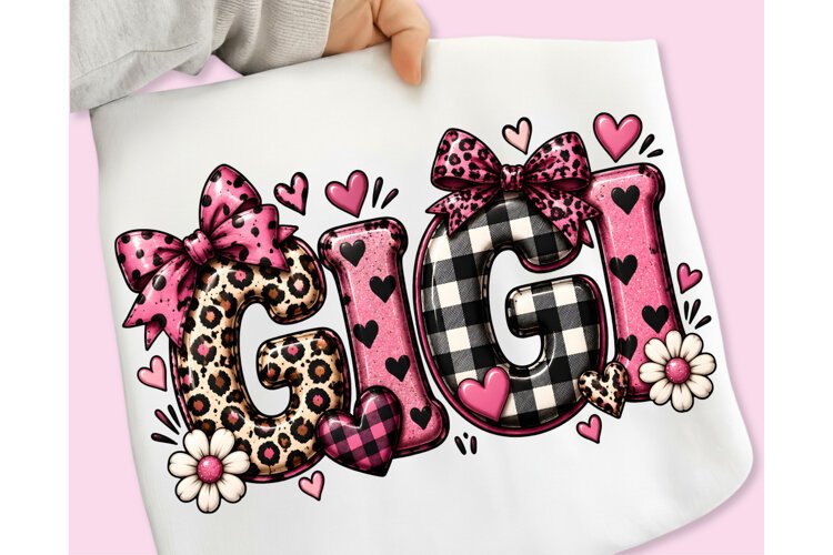 Gigi Sublimation PNG, Trending Gigi PNG example image 1