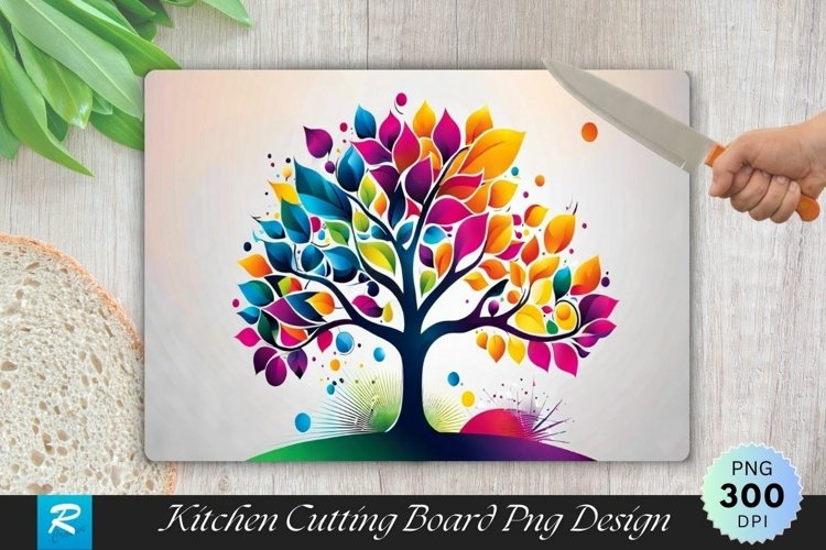 Texture Cutting Board Sublimation Design example image 1