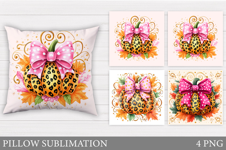 Fall Pumpkin Pillow Design. Pumpkin Sublimation