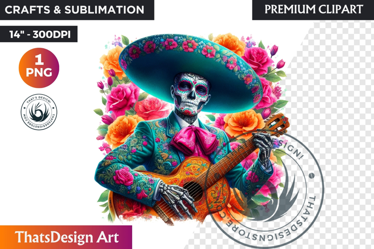 Sugar Skull Clipart Image 8