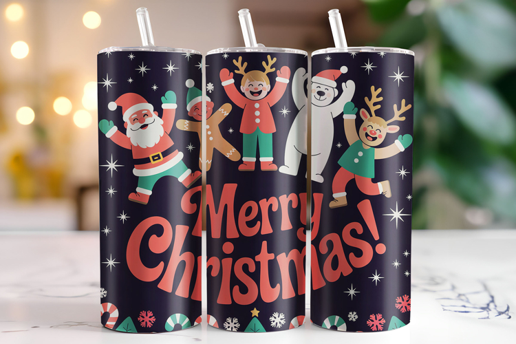 Christmas Tumbler Wrap Image 3