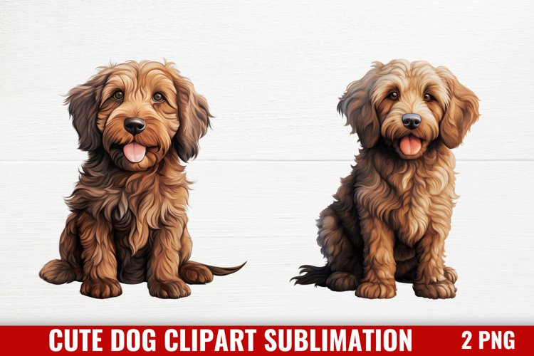 Cute Dog Watercolor Clipart, Dog watercolor Clipart