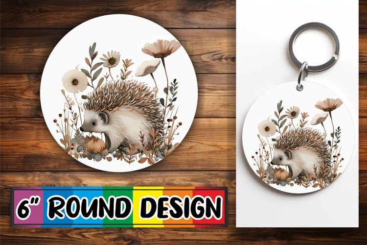 Whimsical Circle Keychain example image 1