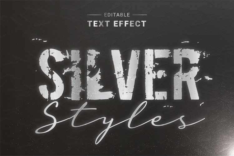 Editable Text Effect for Illustrator. Vector Graphic styles example image 1