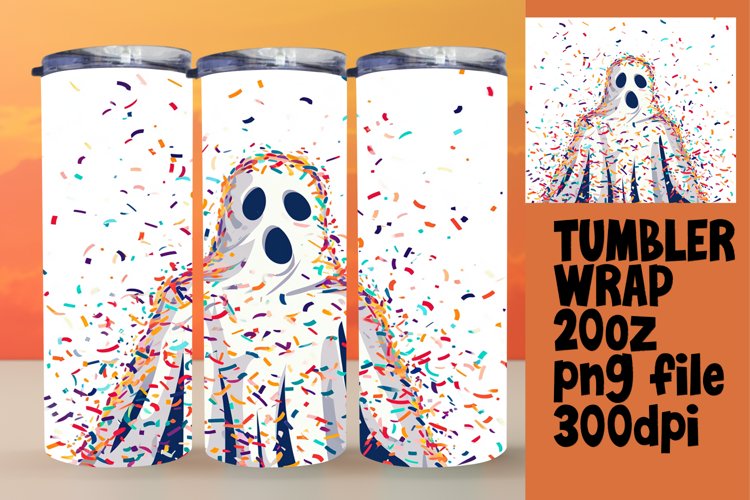 Whimsical Easter Ghost Tumbler: Sweet Spring 20oz