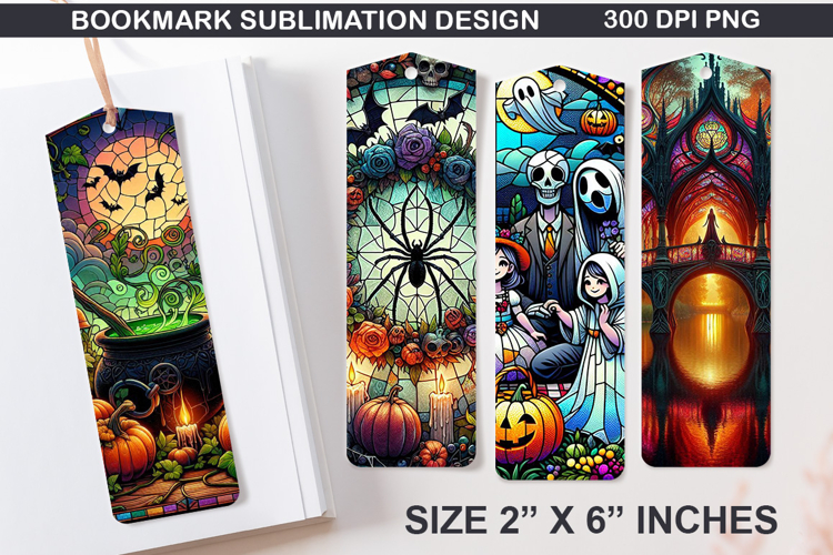 Bookmarks Sublimation - Halloween Holly Berries PNG Design