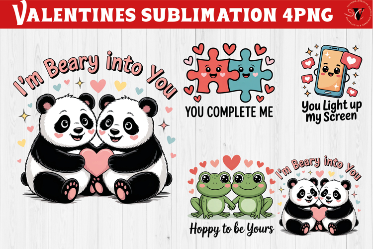 Cute Valentines sublimation | Valentines day love clipart
