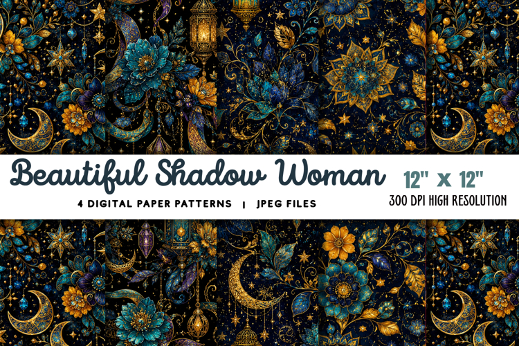 Beautiful Shadow Woman Backgrounds JPG
