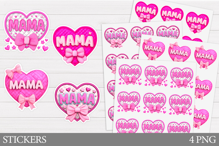 Mothers Day Sticker. Mama Sticker Printable