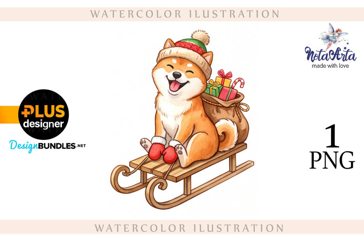 Merry Christmas with a Joyful Shiba Inu! example image 1