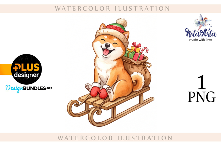 Merry Christmas with a Joyful Shiba Inu!