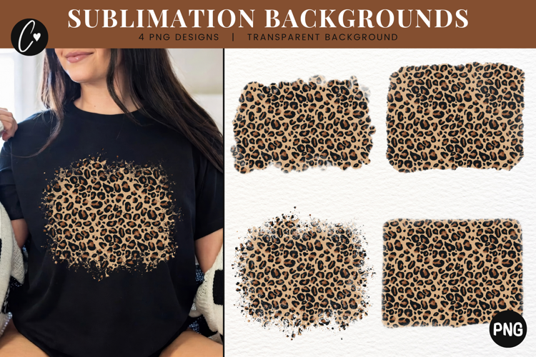 Leopard Print Sublimation Background
