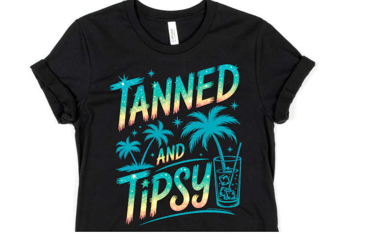 Tanned   Tipsy Svg | Svg Files for Cricut | Shirt Svg