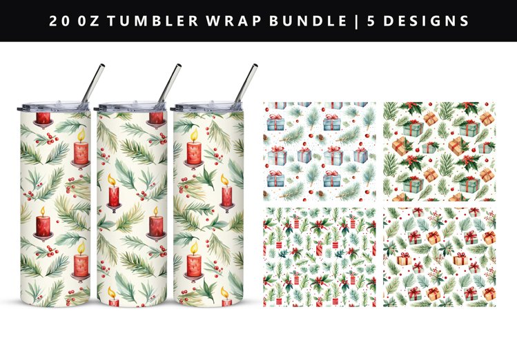 Christmas Tumbler Wrap Image 17