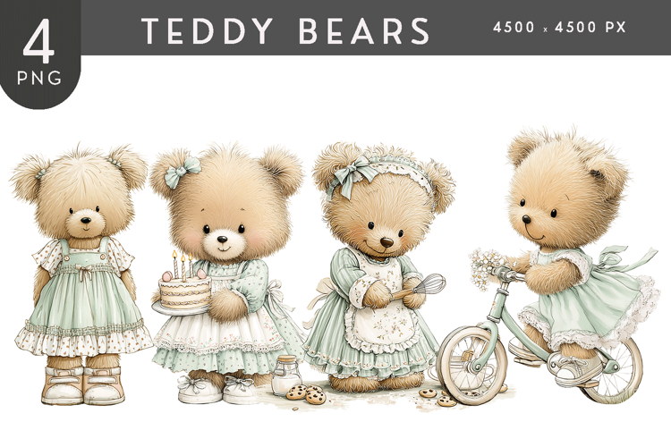 Sweet Teddy Bear Clipart