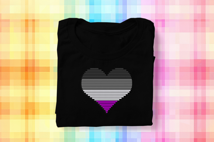 4 Color Striped Heart Embroidery File