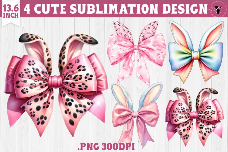Coquette Bow sublimation | Easter cliparts