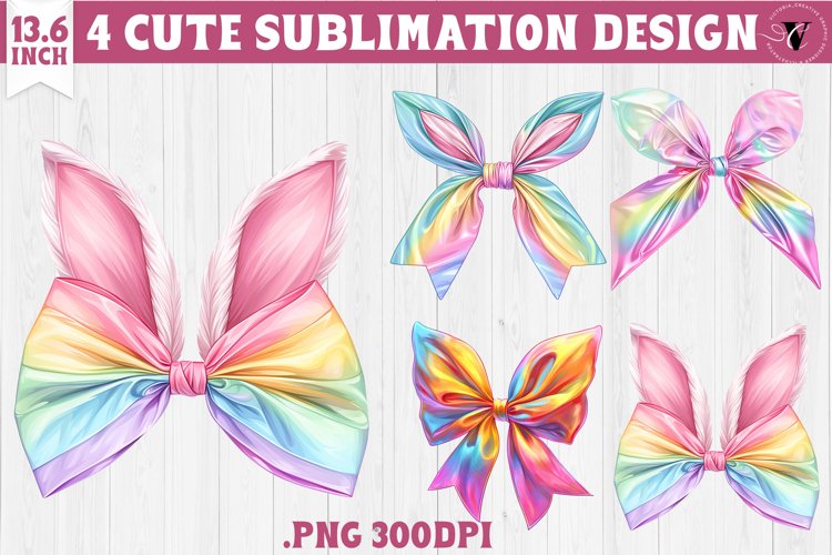 Coquette Bow sublimation | Easter cliparts